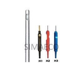 Single Hole Aluminum Fix Handle Cannula 