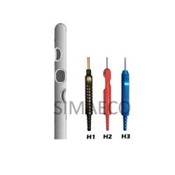 Three Diagonal Aluminum Fix Handle Cannula