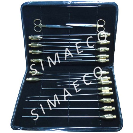 Liposuction Cannula Set Of 20 Pieces