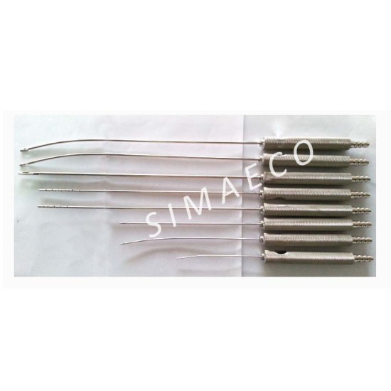Liposuction Cannula Set Of 8 Pieces