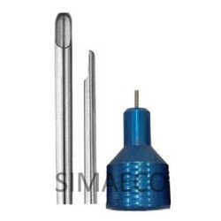 Half Cut Tip Toomey Handle Cannula