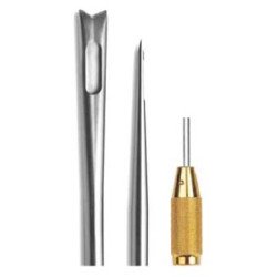 V-Shaped Tip One Hole Liposuction Cannula   