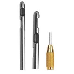 THREE PORT SPIRAL LIPOSUCTION CANNULA