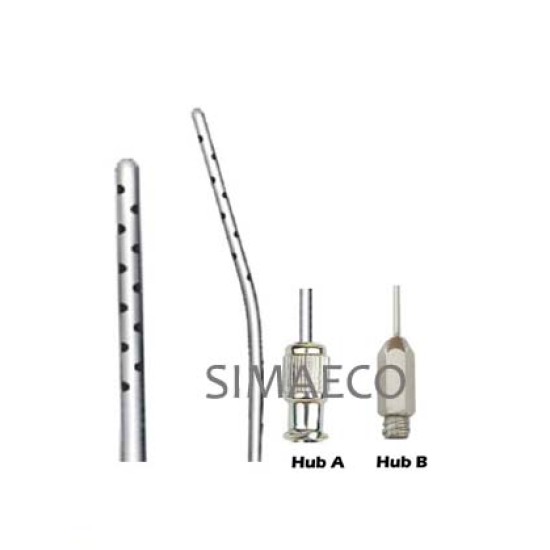 22 Hole Luer Lock Cannula