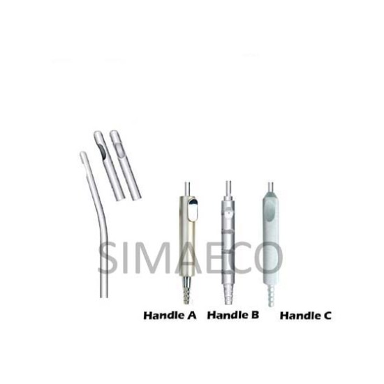 One Central Hole Cannula Slight Curve