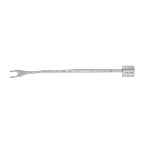 OBWEGESER NASAL SEPTUM OSTEOTOME 18CM