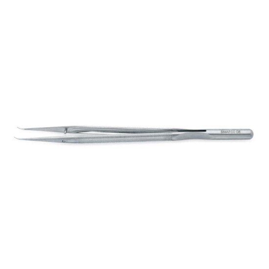 ROUND BODIED FORCEPS 18CM CURVED