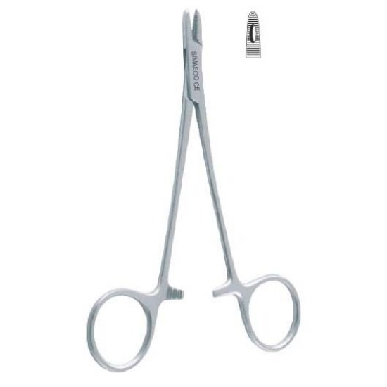DERF NEEDLE HOLDER WITH GROOVE 12CM