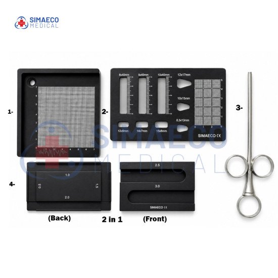 Rhinoplasty Cartilage Cutting & Graft Preparation Set -Simaeco Medical